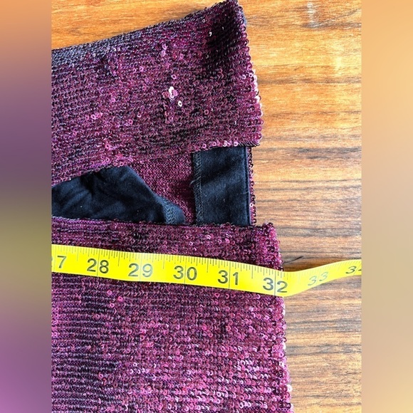 REFORMATION Women's Red Sequins Bordeaux Jimmy Mini Dess size XS - Picture 16 of 16